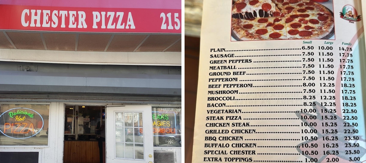 Chester family Pizza